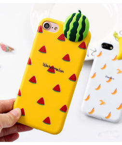 3D Fruit Phone Case For iPhone