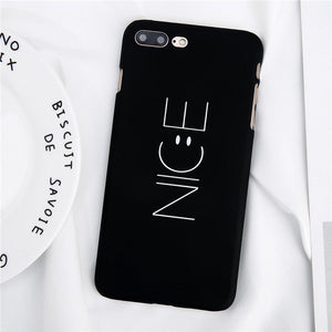 Black iPhone Case with Text